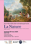 Affiche Journée d’étude transdisciplinaire "La Nature"