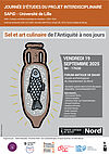 Affiche Journée d’étude interdisciplinaire "Sel et art culinaire de l’Antiquité à nos jours"