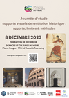 Affiche journée d'étude "supports visuels de restitution historique : apports, limites & méthodes"
