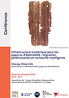 Affiche Conférence de Chenye (Peter) Shi : "Infrastructure numérique pour les papyrus d'Aphroditô : migration, pérennisation et recherche intelligente"