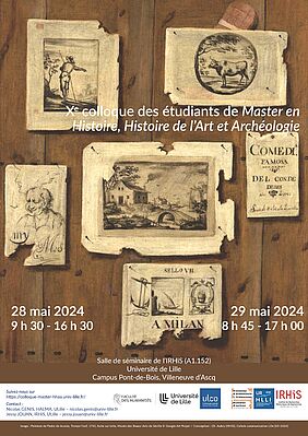 Affiche Xe colloque des étudiants de Master en Histoire, Histoire de l’Art et Archéologie (image)