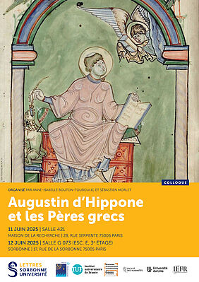 Affiche Colloque "Augustin d'Hippone et les Pères grecs" (image)