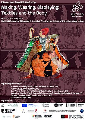 Affiche Colloque internantional "Making, Wearing, Displaying: Textiles and the Body"