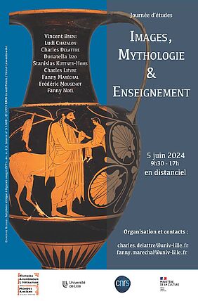 Affiche Journée d’études "Images, Mythologie & Enseignement"