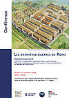 Affiche Conférence de Sylvain Janniard : "Les dernières guerres de Rome"