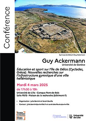 Affiche Conférence de Guy Ackermann (image)