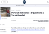 Site web CNRS DR18 - Portrait de Science | 3 Questions à Tarek Oueslati