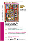 Affiche Journée d’études "Souche et lignée. Postérités de l’Antiquité"