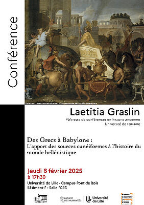 Affiche conférence de Laetitia Graslin (image)