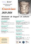 Programme Séminaire de langues et cultures anciennes - Convivium 2025-2026