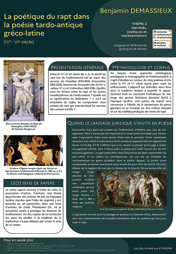Poster DEMASSIEUX Benjamin