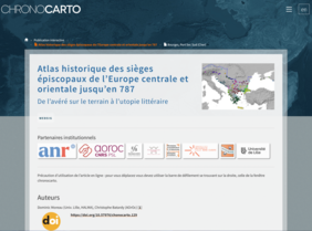 Site Chronocarto - publication interactive "Atlas historique des sièges épiscopaux de l’Europe centrale et orientale jusqu’en 787"