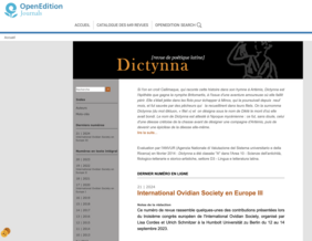 Site web revue Dictynna (image)