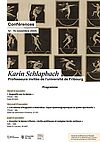 Affiche Conférence de Karin Schlapbach