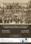 Affiche XIe colloque des étudiants de Master en Histoire, Histoire de l’Art et Archéologie