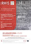 Affiche Conférence de Léa Saint-Raymond "Enseigner les humanités numériques en histoire de l’art sans « mettre la beauté en boîte » - Un retour d’expériences"