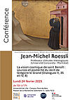 Affiche Conférence de Jean-Michel Roessli