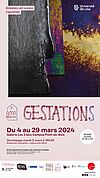 Affiche Exposition "Ama-Mater : gestations"