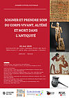 Affiche Journée d'étude doctorale "Soigner et prendre soin du corps vivant, altéré et mort dans l'antiquité"