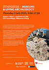 Affiche Symposium "Museums & Living Archaeology"