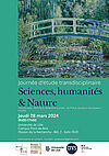 Affiche Journée d’étude transdisciplinaire "Sciences, humanités & Nature"