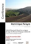 Affiche conférence de Dominique Parayre