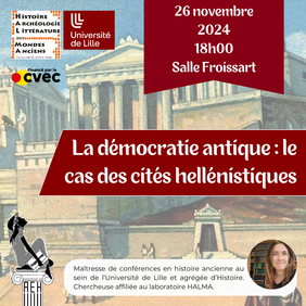 Affiche conférence Julie Bernini (image)