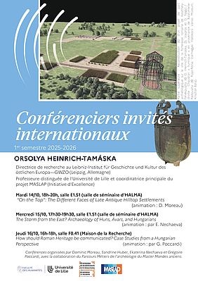 Affiche Conférenciers invités internationaux - 1er semestre 2025-2026 (image)