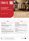 Affiche Les conférences du numérique - Usages et pratiques du numérique en SHS 2025-2026