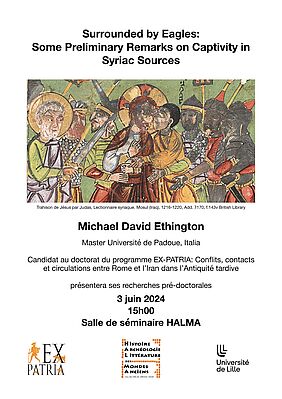 Affiche conférence de Michael David Ethington